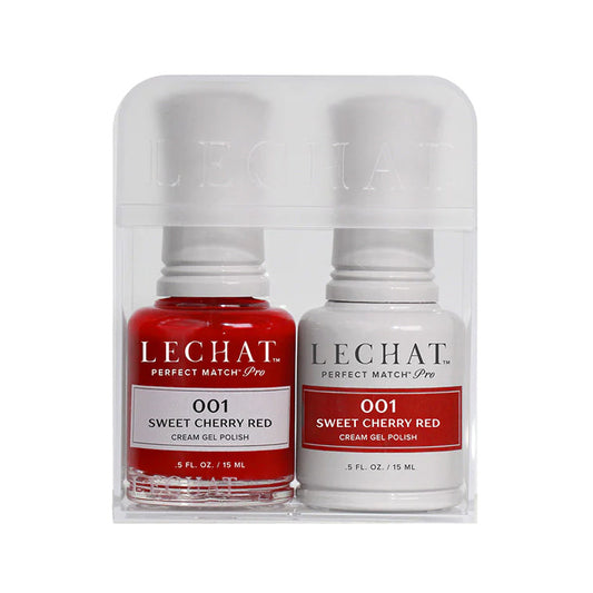 LeChat HEMA Free Perfect Match Pro Gel & Nail Lacquer Duo Sweet Cherry Red 15ml