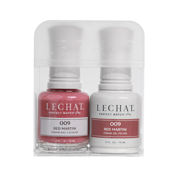 LeChat HEMA Free Perfect Match Pro Gel & Nail Lacquer Duo Red Martini 15ml