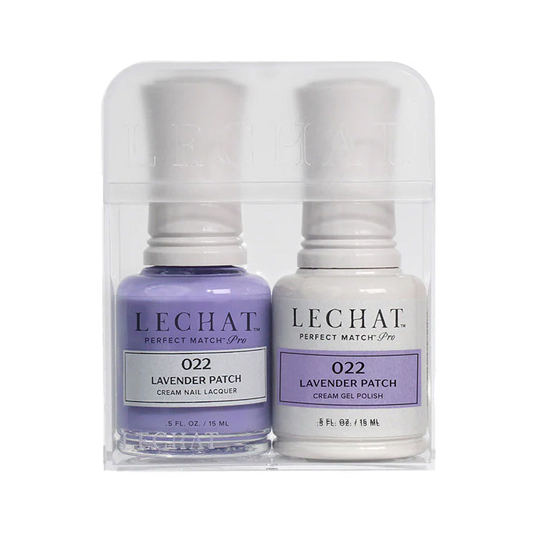LeChat HEMA Free Perfect Match Pro Gel & Nail Lacquer Duo Lavender Patch 15ml