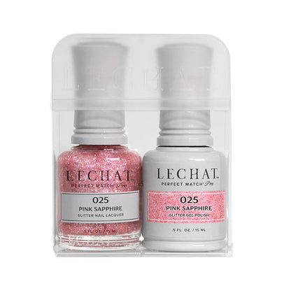 LeChat HEMA Free Perfect Match Pro Gel & Nail Lacquer Duo Pink Sapphire 15ml