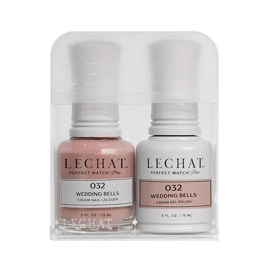LeChat HEMA Free Perfect Match Pro Gel & Nail Lacquer Duo Wedding Bells 15ml