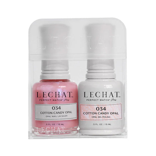 LeChat HEMA Free Perfect Match Pro Gel & Nail Lacquer Duo Cotton Candy Opal 15ml
