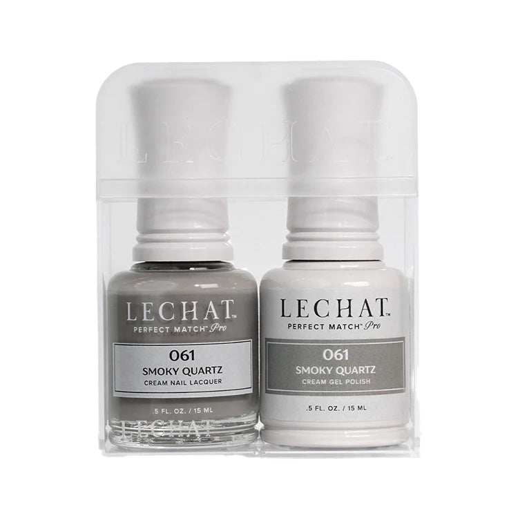 LeChat HEMA Free Perfect Match Pro Gel & Nail Lacquer Duo Smokey Squartz 15ml