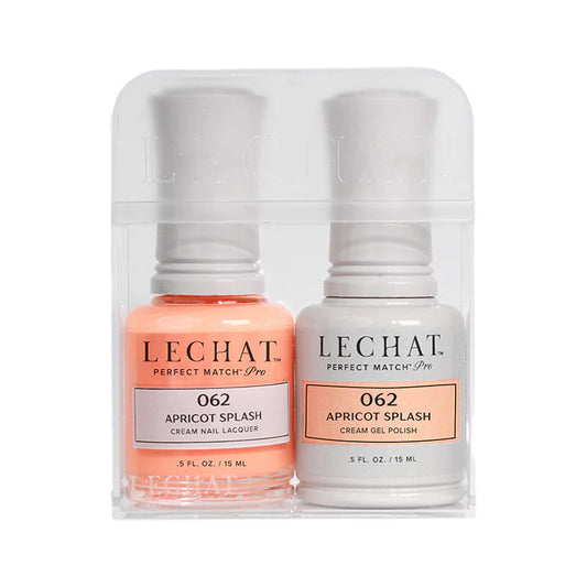 LeChat HEMA Free Perfect Match Pro Gel & Nail Lacquer Duo Apricot Splash 15ml
