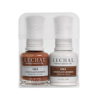 LeChat HEMA Free Perfect Match Pro Gel & Nail Lacquer Duo Chocolate Bonbon 15ml