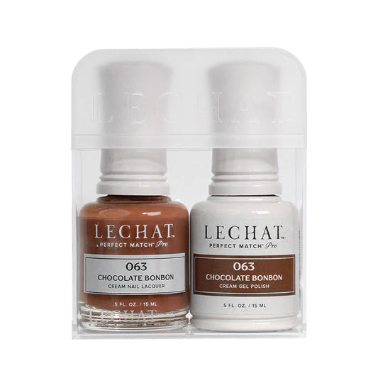 LeChat HEMA Free Perfect Match Pro Gel & Nail Lacquer Duo Chocolate Bonbon 15ml