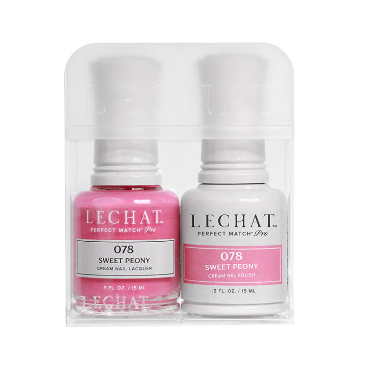 LeChat HEMA Free Perfect Match Pro Gel & Nail Lacquer Duo Sweet Peony 15ml