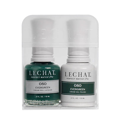 LeChat HEMA Free Perfect Match Pro Gel & Nail Lacquer Duo Evergreen 15ml