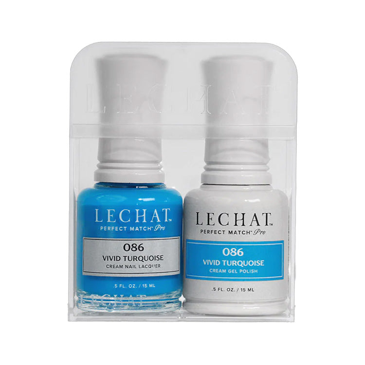 LeChat HEMA Free Perfect Match Pro Gel & Nail Lacquer Duo Vivid Turquoise 15ml