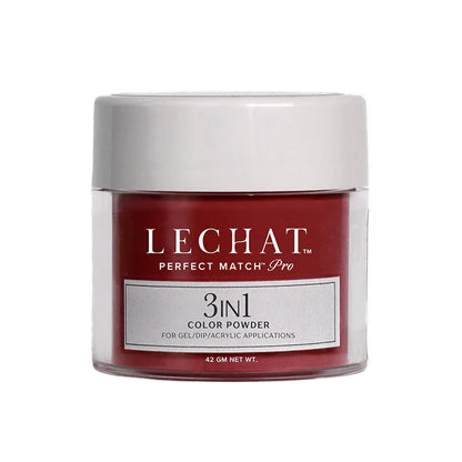 LeChat Perfect Match Pro 3-in-1 Gel, Dip & Acrylic Powder Frosted Ruby 42g