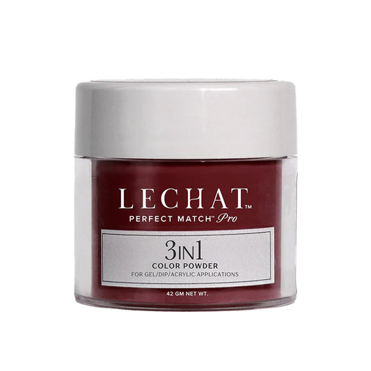 LeChat Perfect Match Pro 3-in-1 Gel, Dip & Acrylic Powder Regal Red 42g