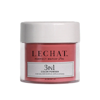 LeChat Perfect Match Pro 3-in-1 Gel, Dip & Acrylic Powder Red Martini 42g