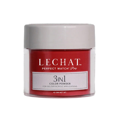 LeChat Perfect Match Pro 3-in-1 Gel, Dip & Acrylic Powder Rainier Cherry 42g