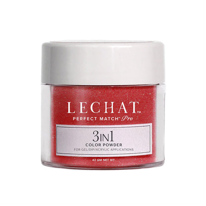 LeChat Perfect Match Pro 3-in-1 Gel, Dip & Acrylic Powder Candy Apple 42g