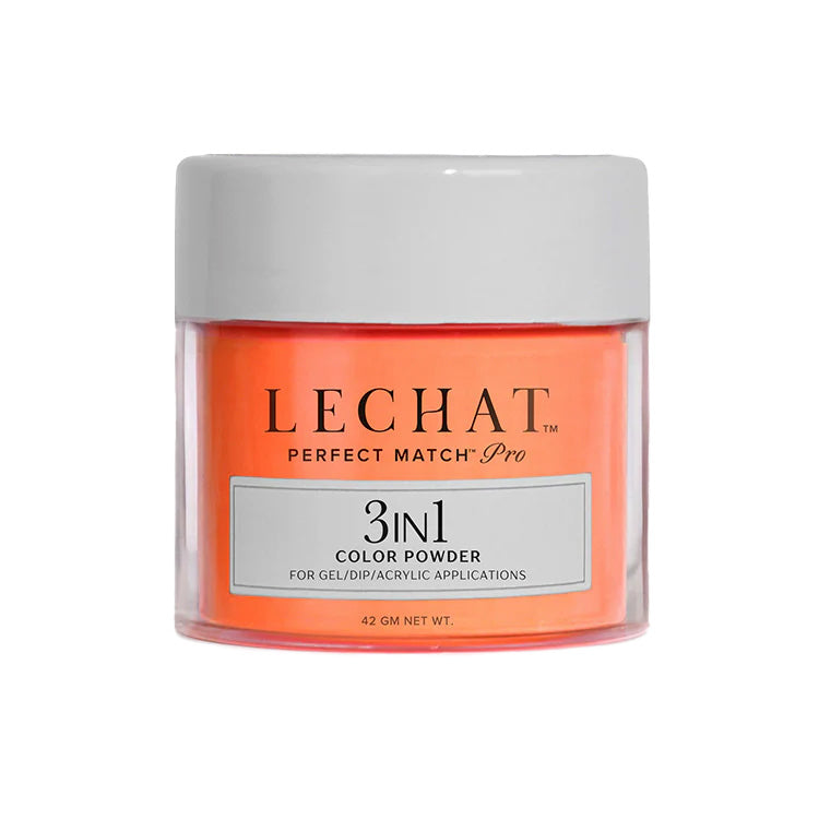 LeChat Perfect Match Pro 3-in-1 Gel, Dip & Acrylic Powder Tangerine Pop 42g