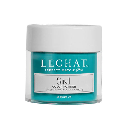 LeChat Perfect Match Pro 3-in-1 Gel, Dip & Acrylic Powder Aqua Allure 42g