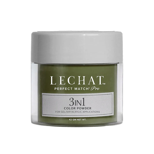 LeChat Perfect Match Pro 3-in-1 Gel, Dip & Acrylic Powder Deep Olive 42g