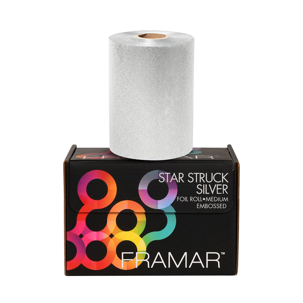 Framar Star Struck Silver - Embossed Roll Medium 12.7cm x 97m