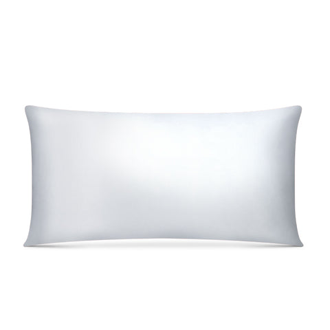 Royal Comfort Luxury Silk Pillow Case Twin Pack White