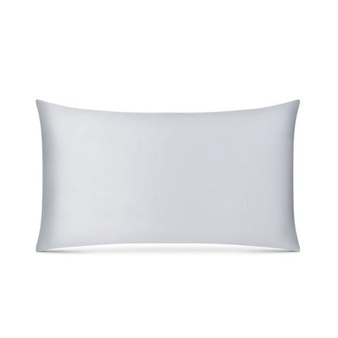 Royal Comfort Luxury Silk Pillow Case Twin Pack White