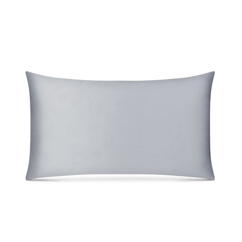 Royal Comfort Luxury Silk Pillow Case Twin Pack Silver