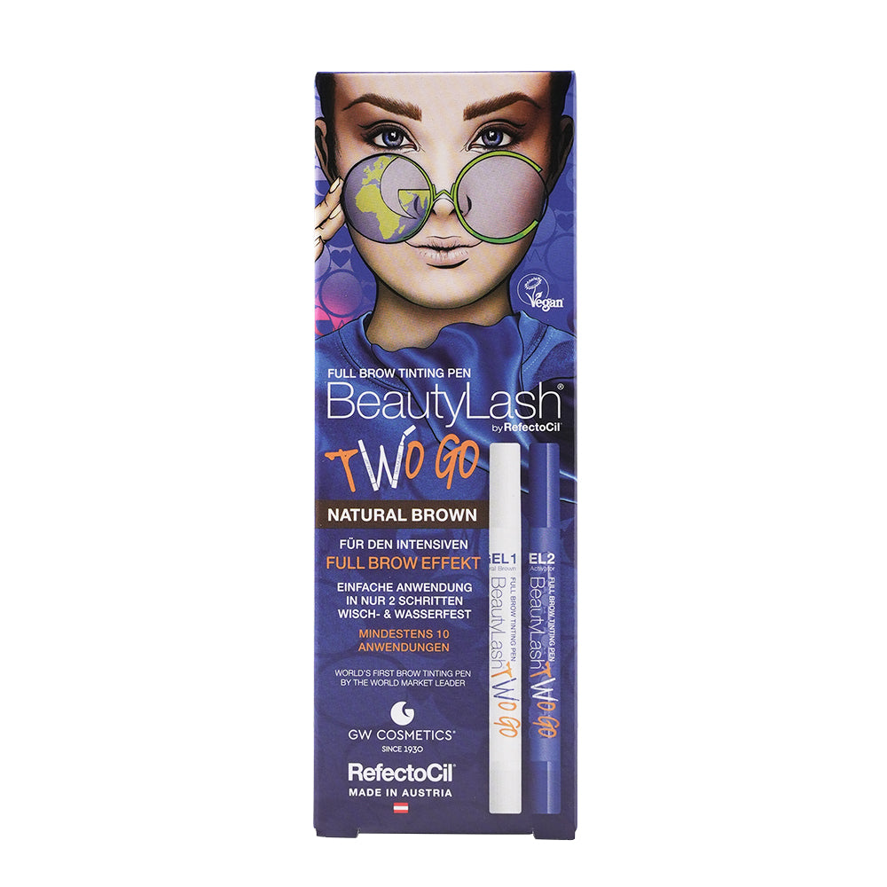 RefectoCil BeautyLash TWO GO Set Natural Brown Pen