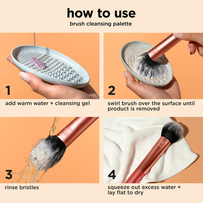 Real Techniques Brush Cleansing Palette + Cleansing Gel