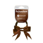 Schoolies #SC137 Ponytail Holder + Bow Krazy Brown 2pc