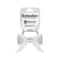 Schoolies #SC139 Ponytail Holder + Bow Angel White 2pc