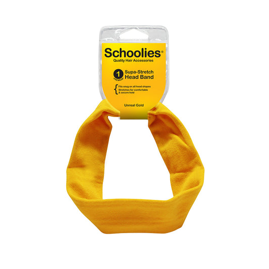 Schoolies #SC236 Headband Unreal Gold 1pc