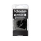 Schoolies #SC298 Metal Free Ponytail Holders Wicked Black 12pc