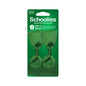 Schoolies #SC305 Clip On Bows Groovy Green 2pc