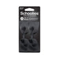 Schoolies #SC308 Clip On Bows Wicked Black 2pc