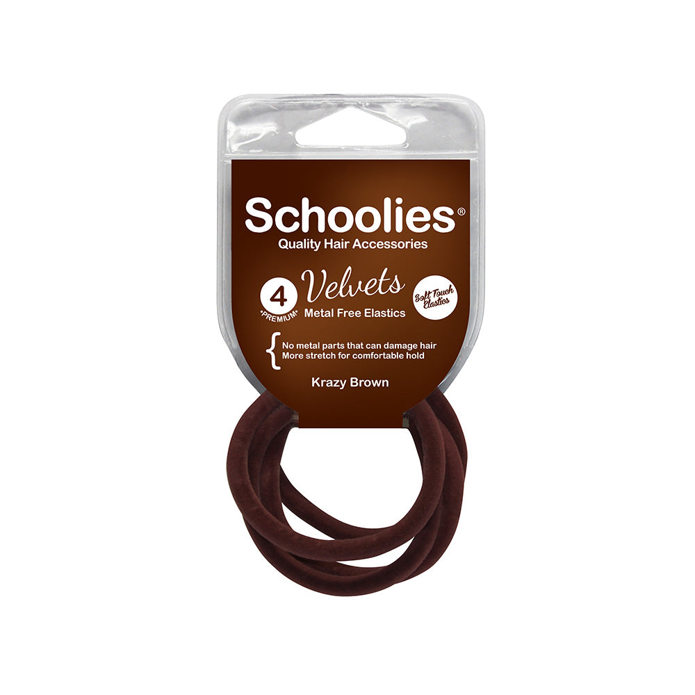 Schoolies #SC447 Velvets Krazy Brown 4pc