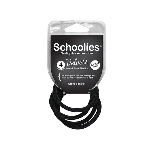 Schoolies #SC448 Velvets Wicked Black 4pc