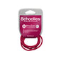 Schoolies #SC464 Metal Free Ponytail Holders Mad Maroon 6pc