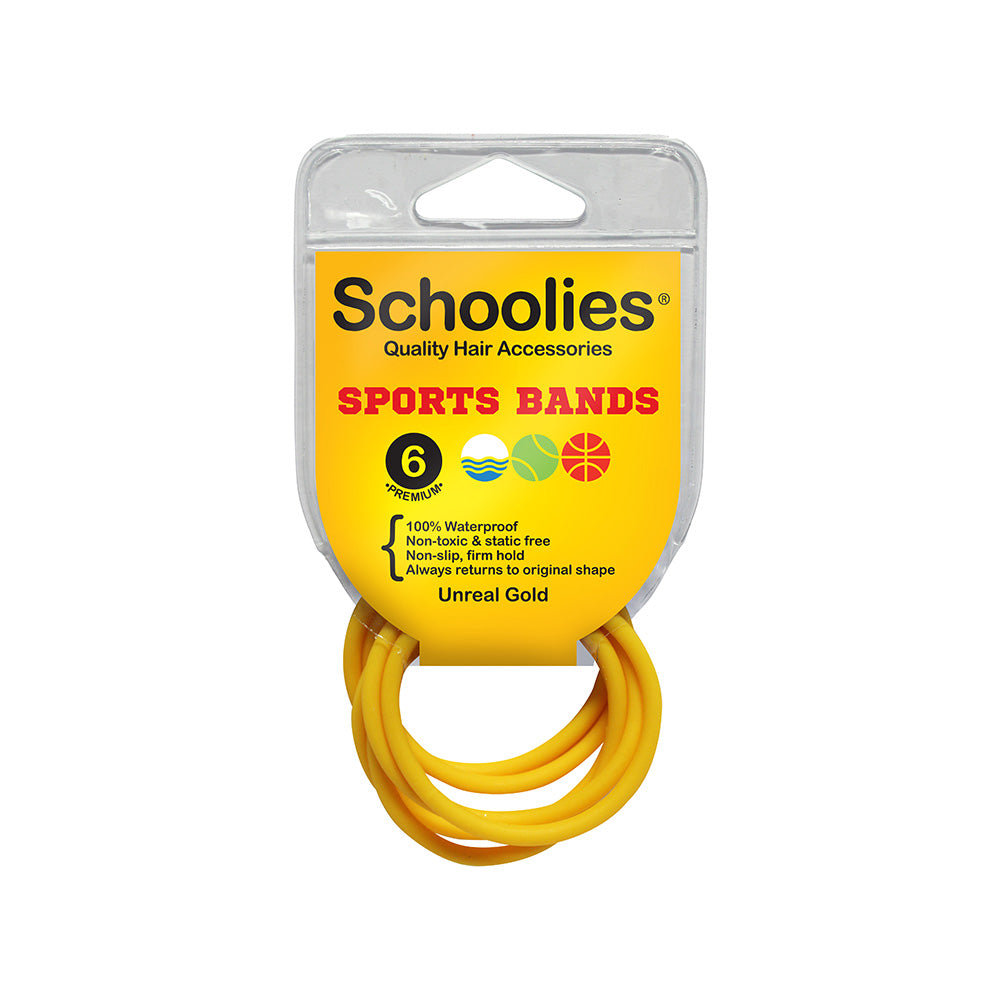 Schoolies #SC486 Sports Bands Unreal Gold 6pc