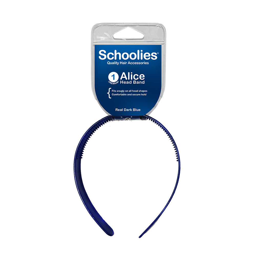 Schoolies #SC501 Alice Head Band Real Dark Blue