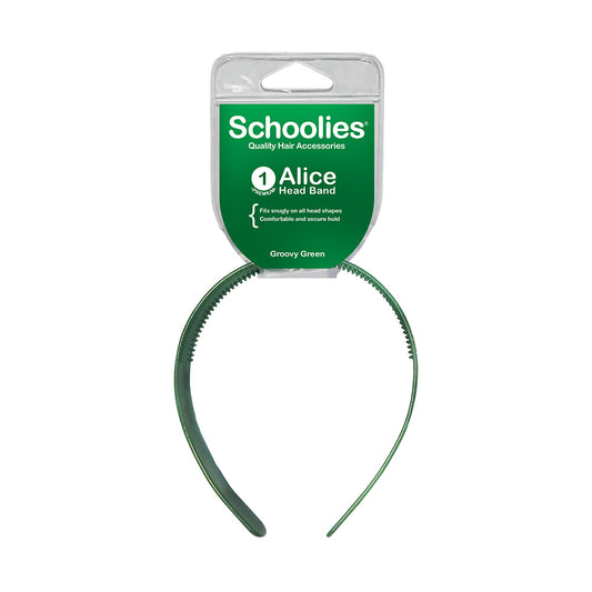 Schoolies #SC505 Alice Head Band Groovy Green