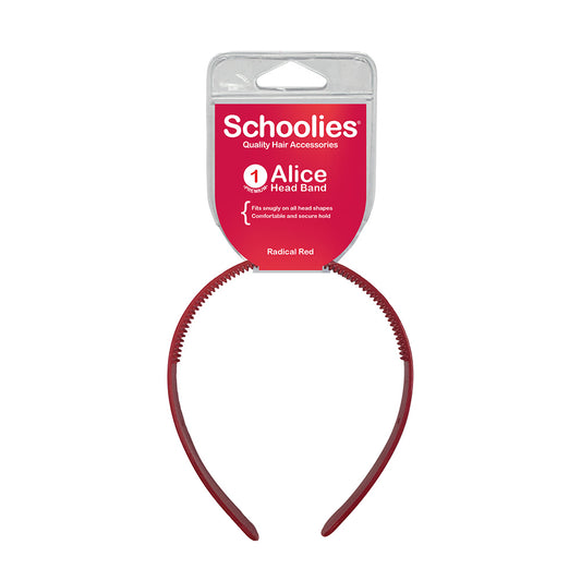 Schoolies #SC510 Alice Head Band Radical Red