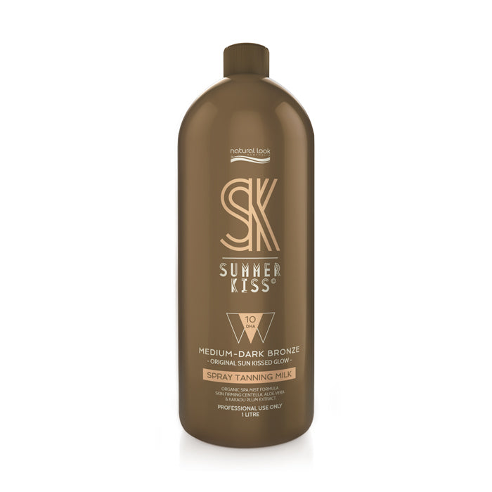 Summer Kiss Medium Dark Bronze 10% Tanning Milk 1L