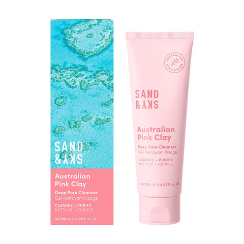 Sand & Sky Australian Pink Clay Deep Pore Cleanser 120ml