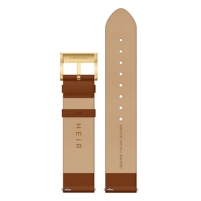 Heir Watches Chrono Strap Tan/Gold