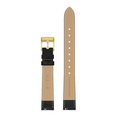 Heir Watches Classic 28mm Strap Black/Gold