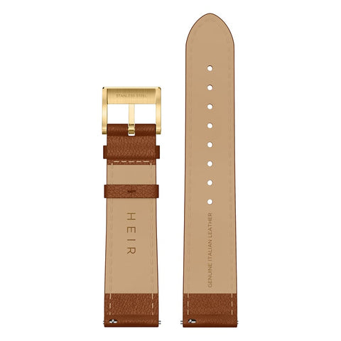 Heir Watches Classic Strap Tan/Gold