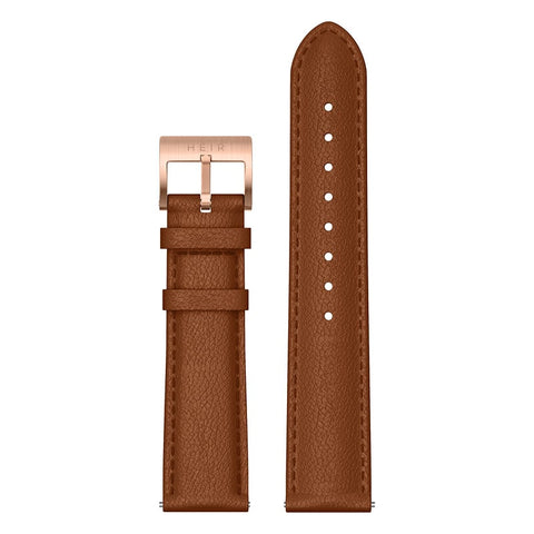Heir Watches Classic Strap Tan/Rose Gold