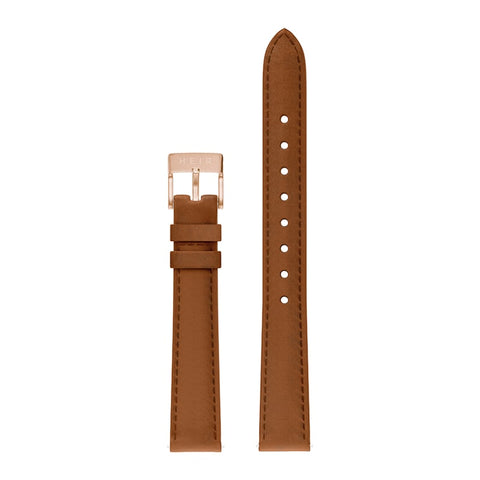 Heir Watches Classic 28mm Strap Tan/Rose Gold