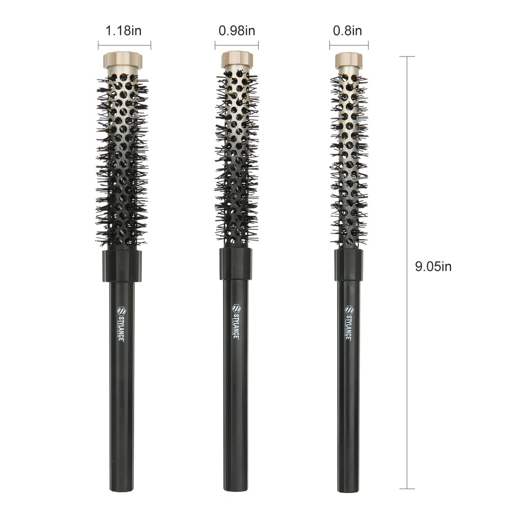 Stylance Small Round Brush Set 3Pc