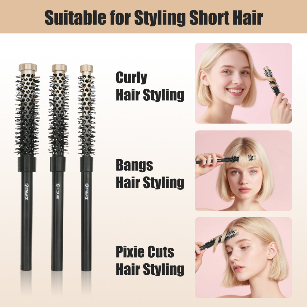 Stylance Small Round Brush Set 3Pc