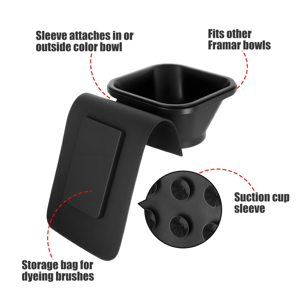 Stylance Silicone Suction Cup Toning Bowl